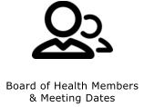 Board of Health Members & Meeting Dates