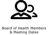 Board of Health Members & Meeting Dates